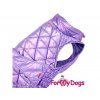 Obleček pro větší psy i fenky bunda METALLIC VIOLET 3