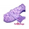 Obleček pro větší psy i fenky bunda METALLIC VIOLET 4