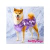 Obleček pro větší psy i fenky bunda METALLIC VIOLET 6