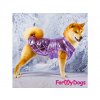 Obleček pro větší psy i fenky bunda METALLIC VIOLET 7