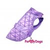 Obleček pro větší psy i fenky bunda METALLIC VIOLET 2