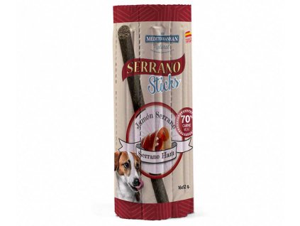 Serrano sticks Tyčinky pro psy Jehňa 16ks