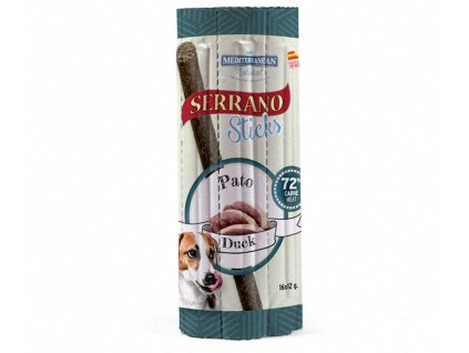Serrano sticks Tyčinky pro psy Kačka 16ks
