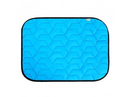 Podložka pro psa teplá a lehká modro černá