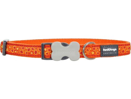 Nylonový obojek Red dingo bedrock oranžovýoranzovy Bedrock orange