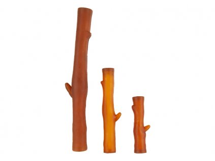 pískací větev hračka pro psa z prírodní gumy