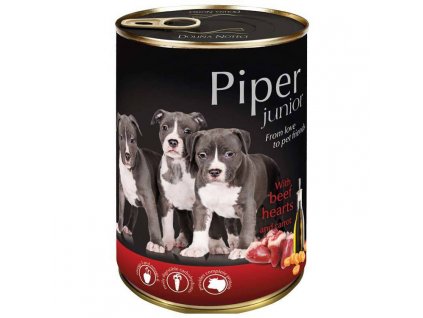 Konzerva Piper Junior hovězí srdíčka s mrvkou 400g