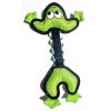 Nylonová pískací hračka pro psa žába zelená 40cm