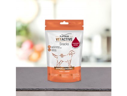 platinum vetactive snack hypoallergenic salmon