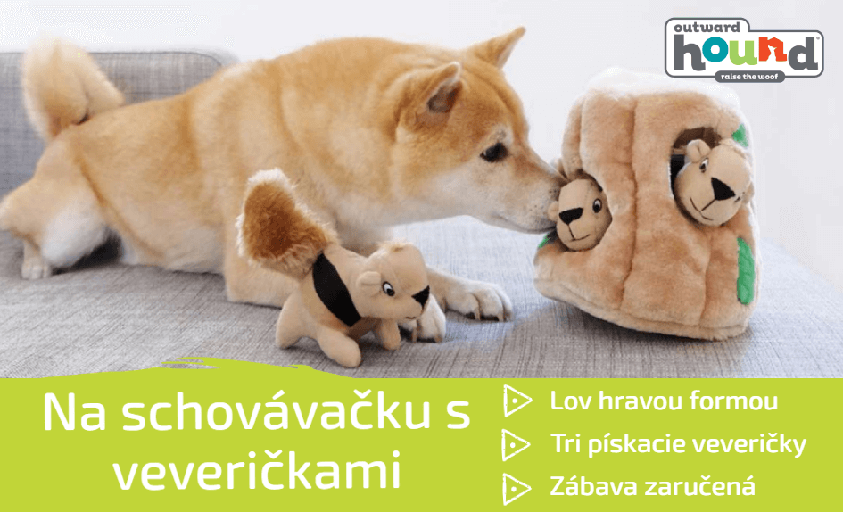 cuchacia hracka domcek s tromi veverickami