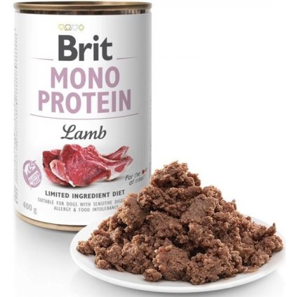 Brit Mono Protein Lamb 400 g konzerva pre psa