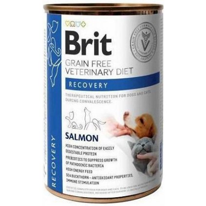 Brit Veterinary Diets GF cat + dog Recovery 400 g konzerva