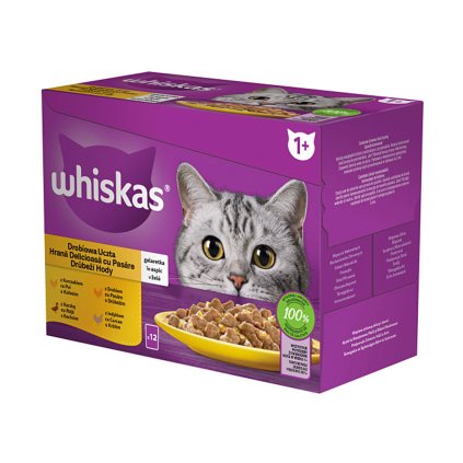 Whiskas kapsičky Core hydinové v želé