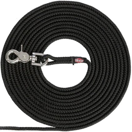 Stopovacie vodítko pre psa 20m čierne