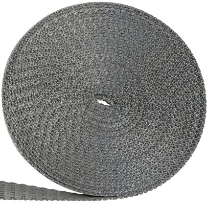 Stopovacie vodítko pre psa 15m grafit extraľahké