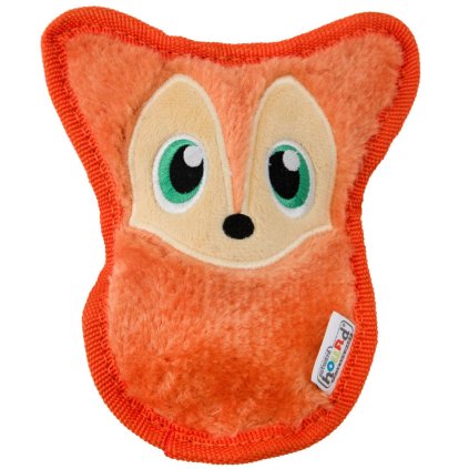 Odolná plyšová pískacia hračka - Durablez Líška