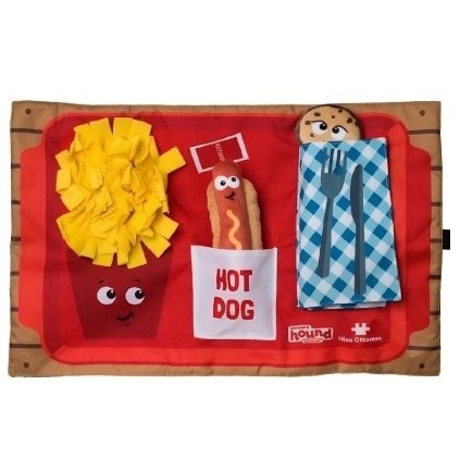 Čuchací koberček pre psa Fast Food Fun