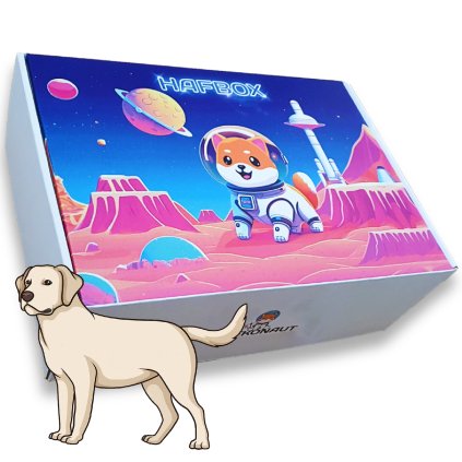 vianocny darcek pre psa na vianoce hafbox pre velkych psov