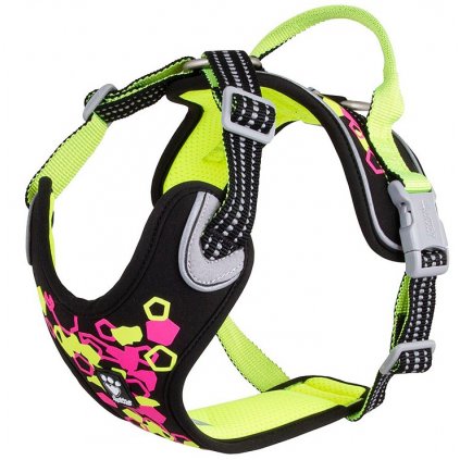 postroj pre psa hurtta weekend warrior neon 1