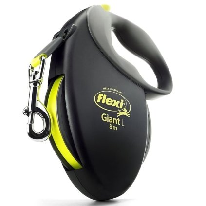 Vodítko pre psa FLEXI Giant 8m páska neon