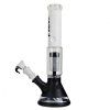bong flow beaker black white 35 cm