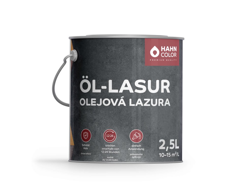 Hahn Color ÖL-LASUR 2,5L OL-01 Farblos