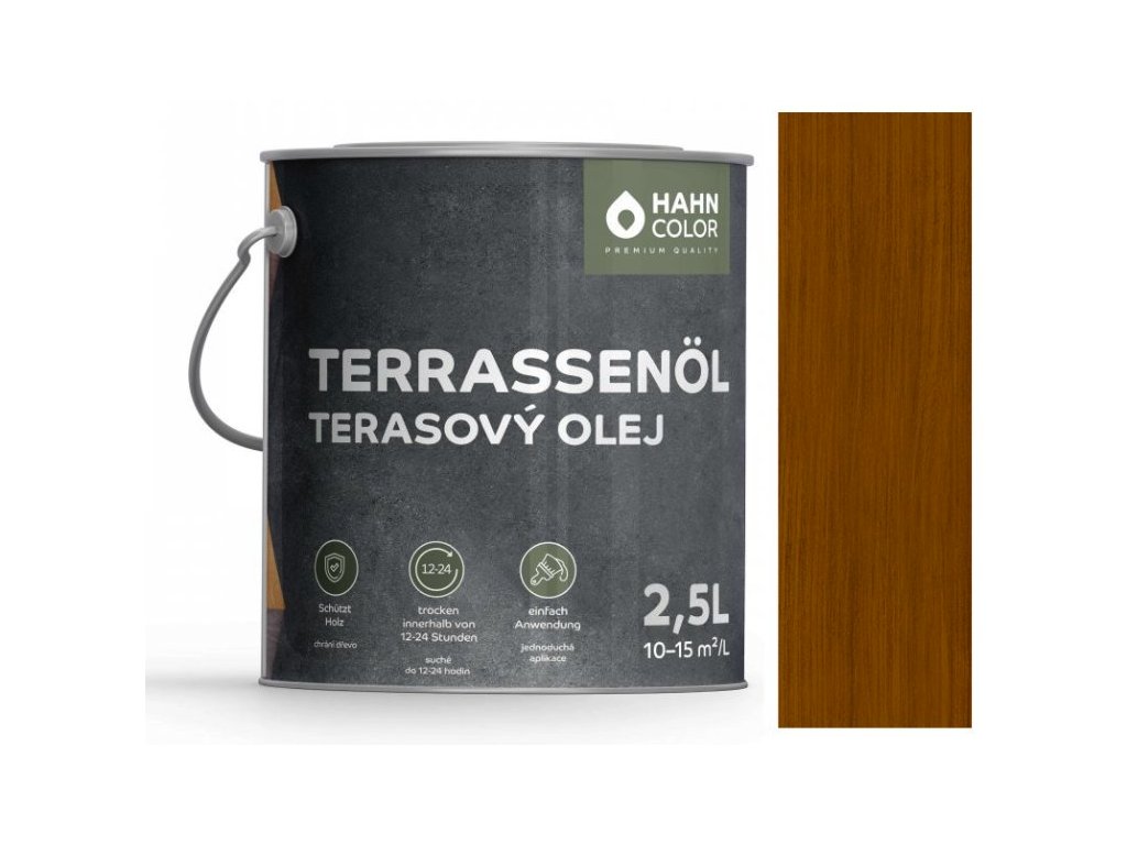 Hahn Color TERRASSENÖL TO-09 - Eiche Rustikal