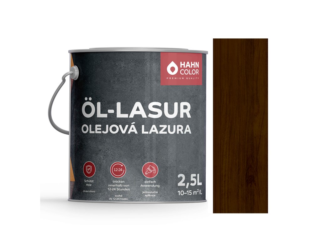 Hahn Color ÖL-LASUR 2,5L OL-10 - Palisander