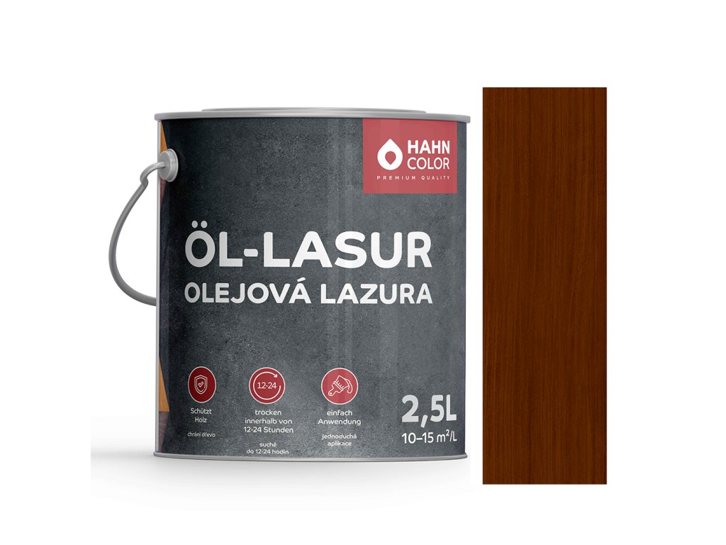 Hahn Color ÖL-LASUR 2,5L OL-11 - Teak