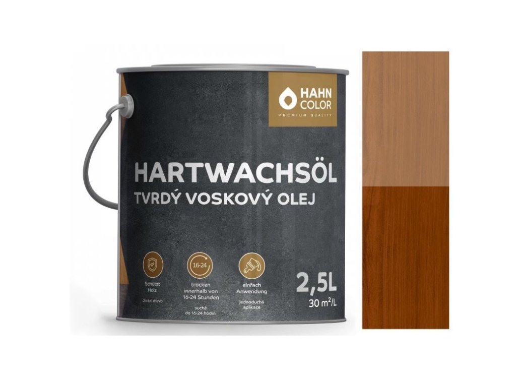 Hahn Color HARTWACHSÖL HW-06 - Kastanie