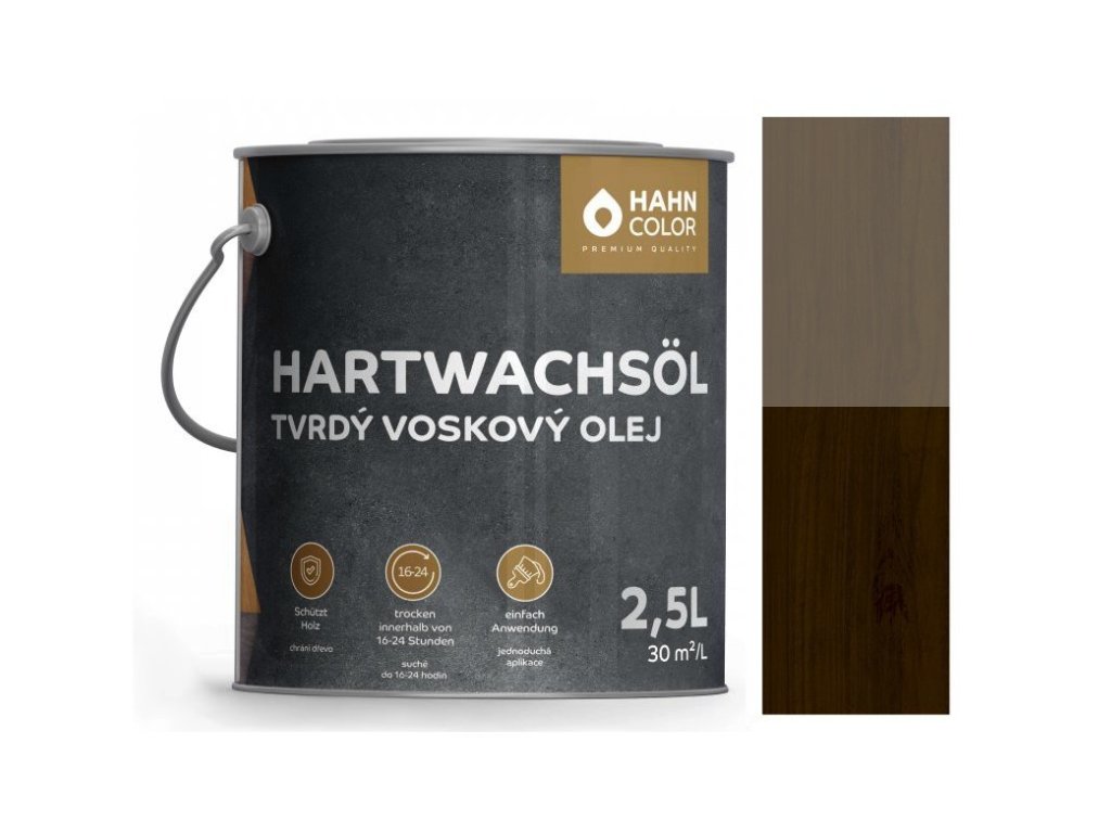 Hahn Color HARTWACHSÖL HW-10 - Palisander