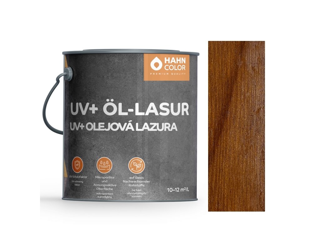 Hahn Color UV+ ÖL-LASUR UV-06 Kastanie