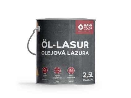 Hahn Color ÖL-LASUR 2,5L OL-13 - Weiss