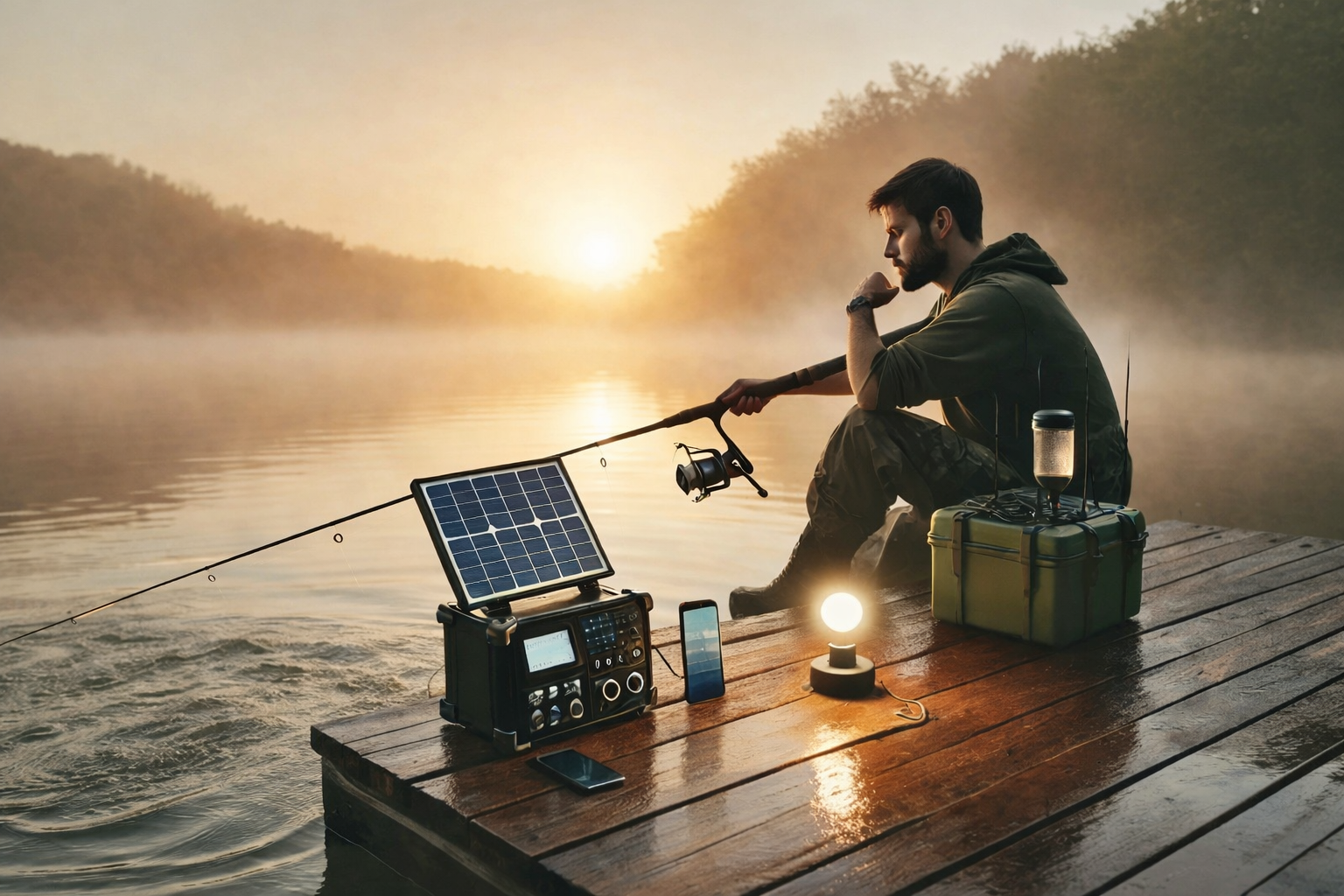 Tichá energie pro rybáře: Jak si zajistit elektřinu u vody?