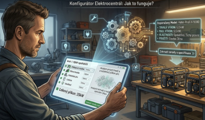 Nevíte, jakou elektrocentrálu zvolit? Náš nový konfigurátor to vyřeší za vás