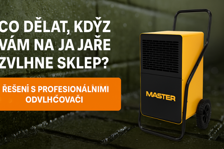 💧 Co dělat, když vám na jaře zvlhne sklep? Řešení s profesionálními odvlhčovači