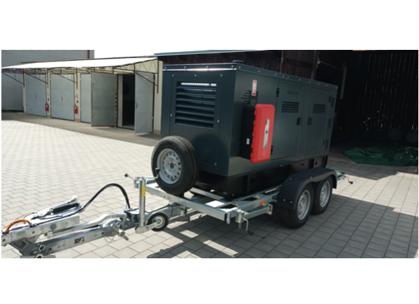 Mobilní generátor pro vodohospodářskou infrastrukturu