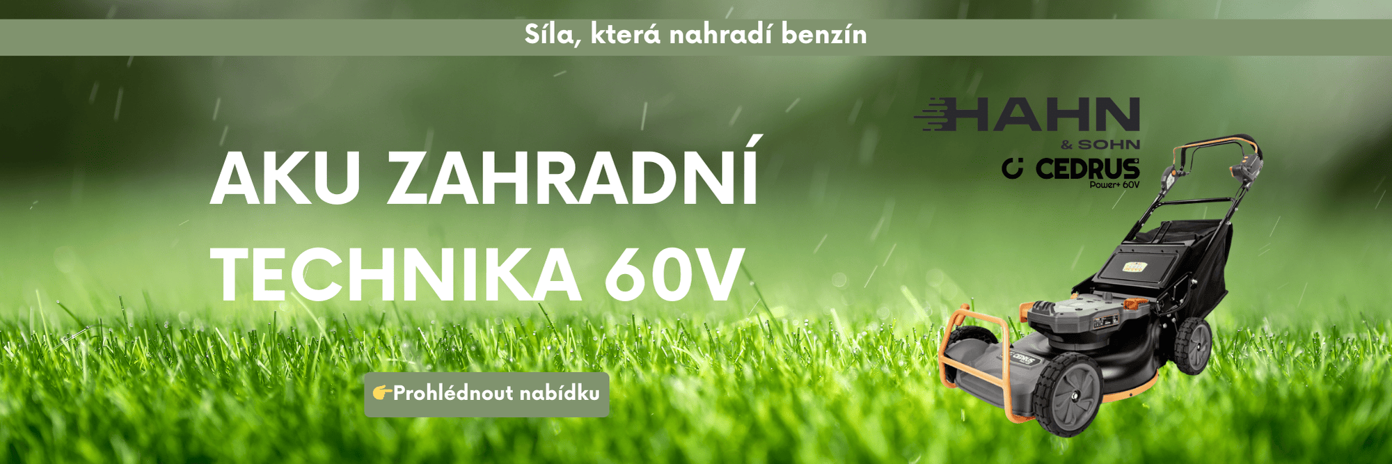 Zahradní technika AKU 60V