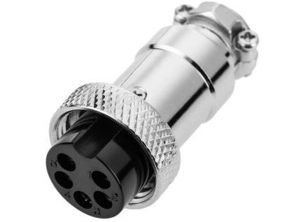 Konektor GX20 – 5pinový (samice), průměr 20 mm
