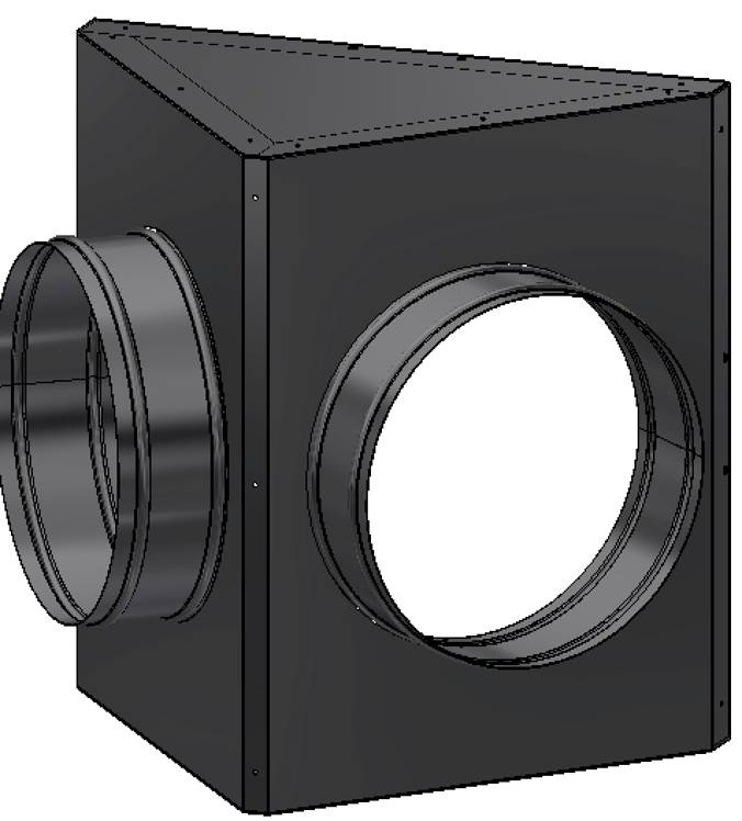 Adaptér na 2 hadice (kalhoty) pro topidlo Master BV 290 E