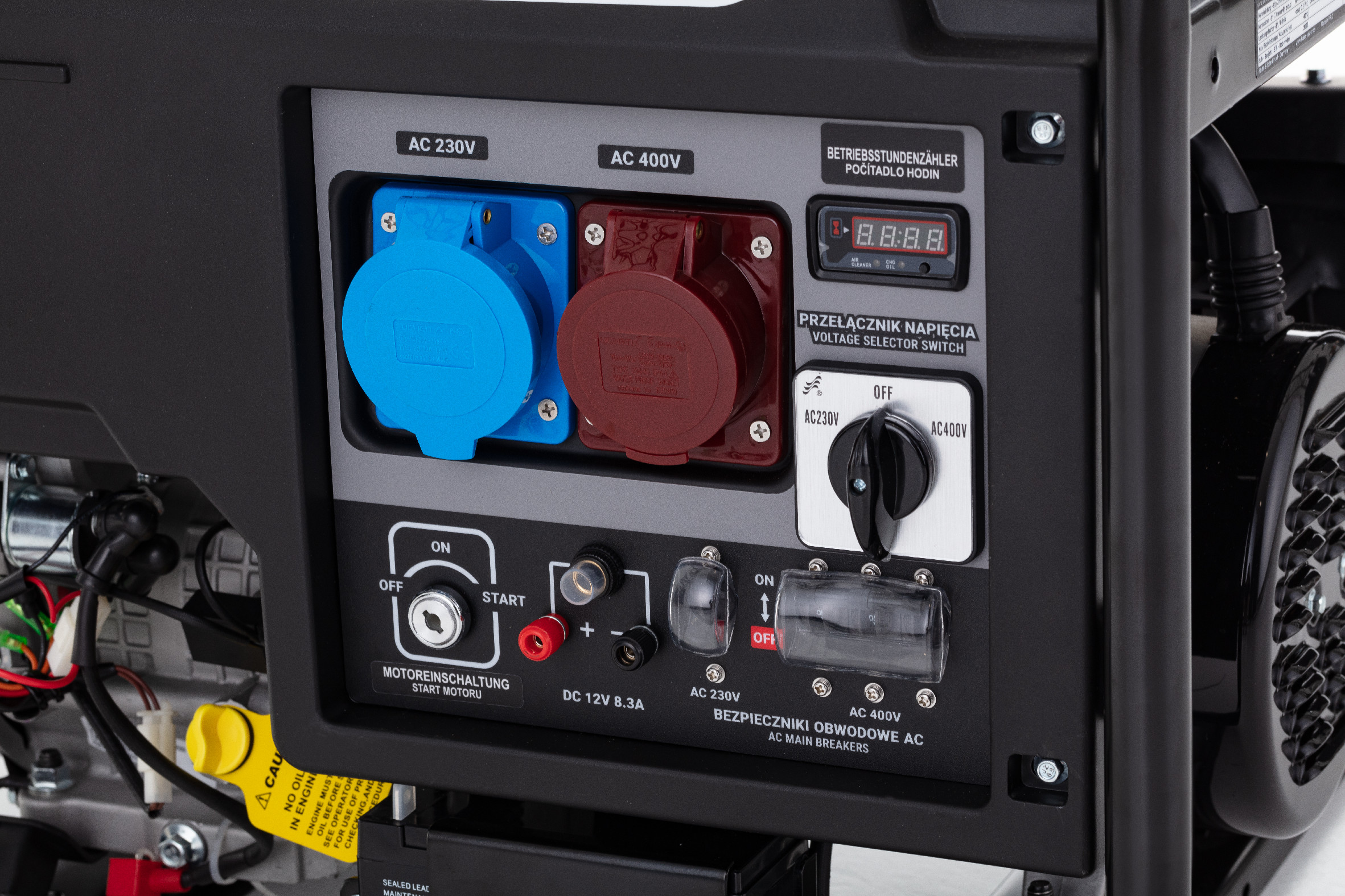 Hahn & Sohn HGG 11000E-E3 Benzínová elektrocentrála 8,5kW, 230/400V