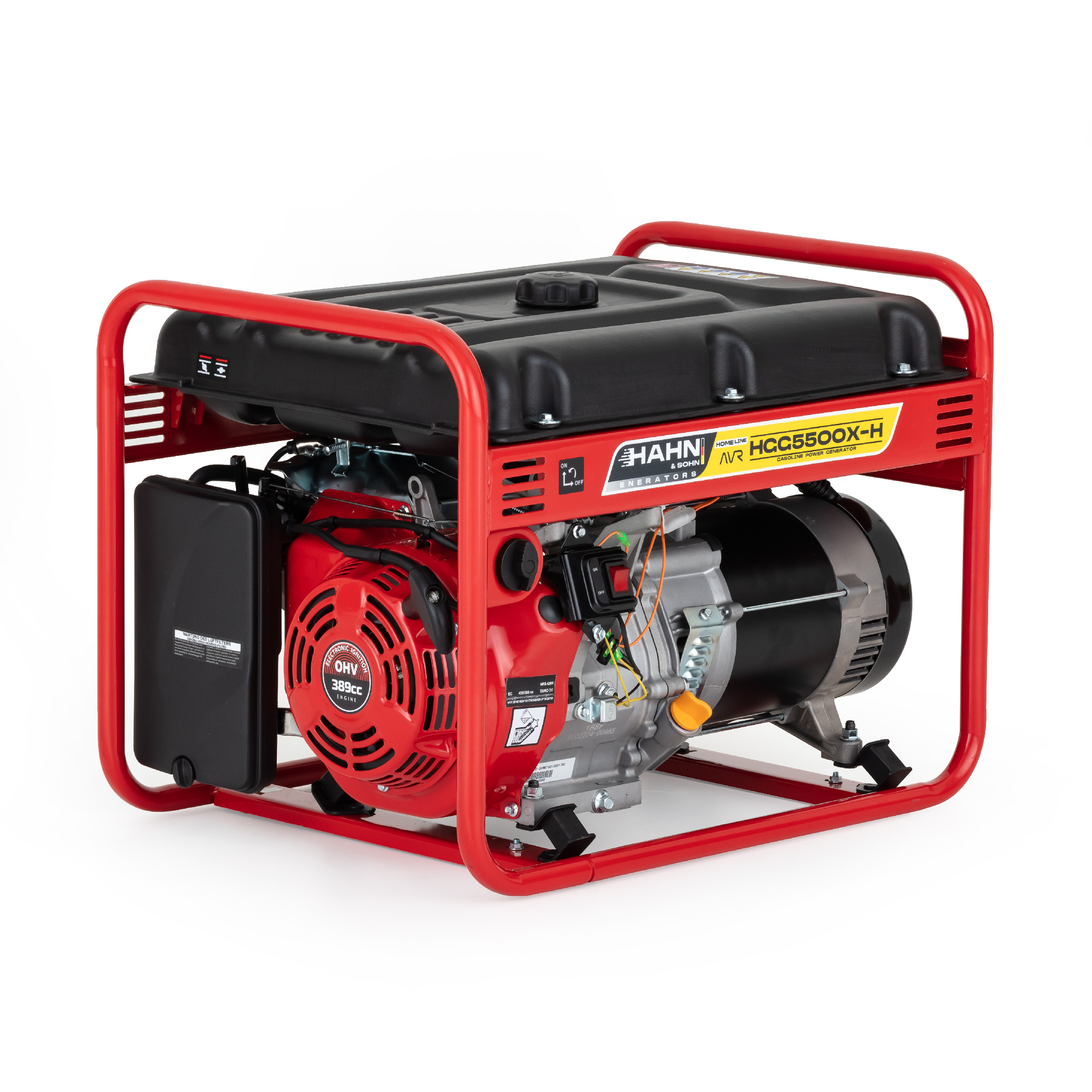 Hahn & Sohn HGG 5500 X-H Benzínová elektrocentrála 5,5kW, 230V