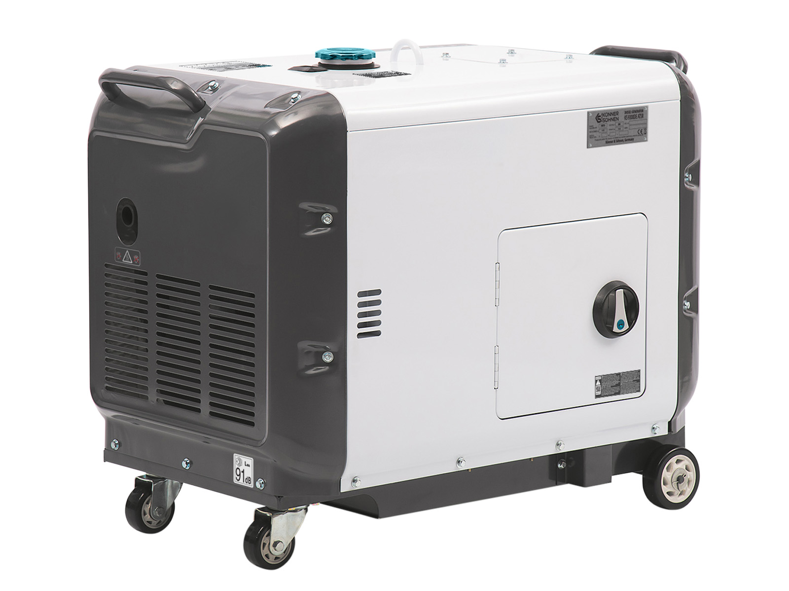 Könner & Söhnen KS 9300 DE-1/3 ATSR SUPER S Naftová elektrocentrála (EURO V) 7.5kW, 230/400V