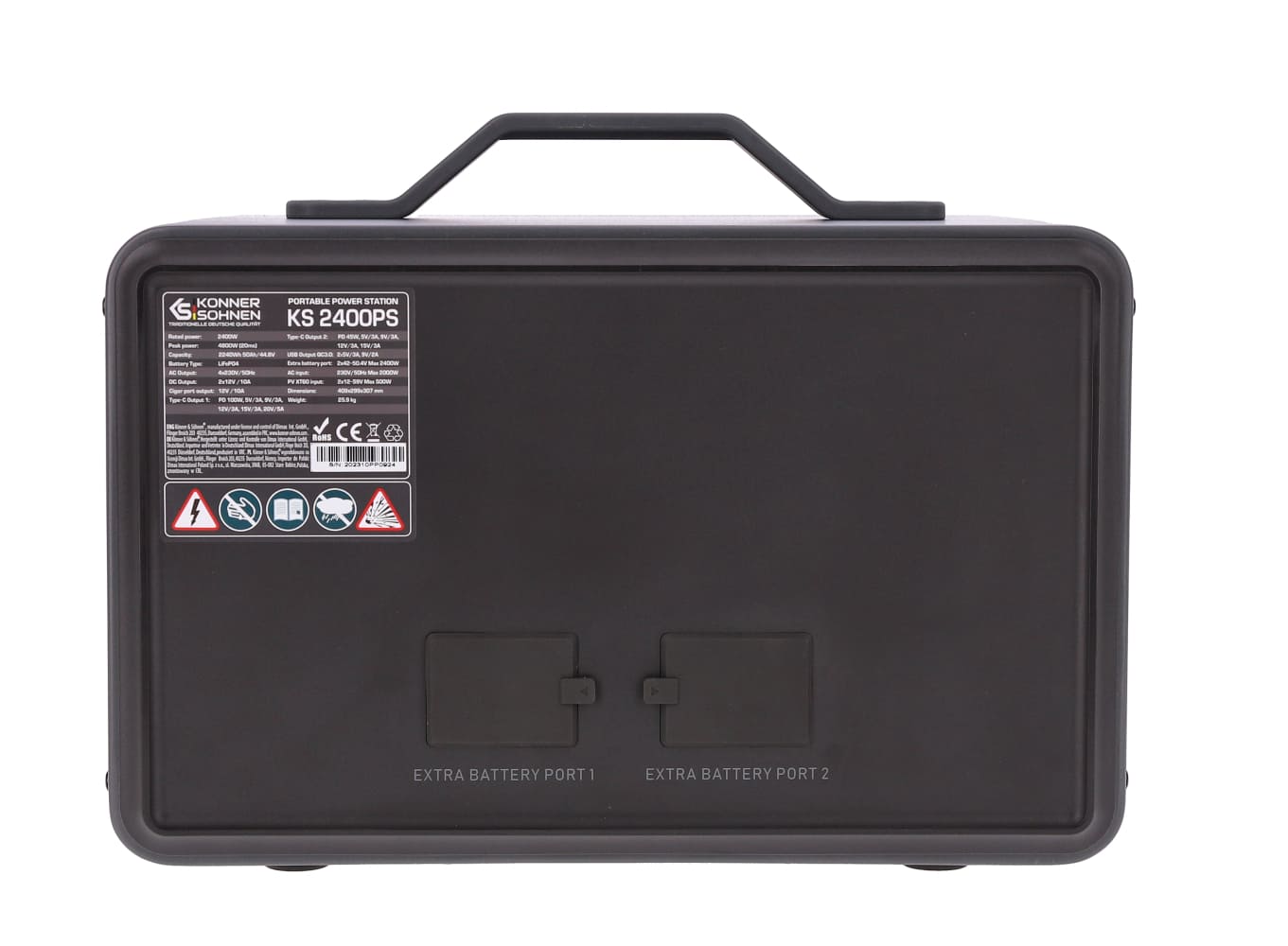 Könner & Söhnen KS 2400PS Bateriová stanice 4,8kW, 2240Wh