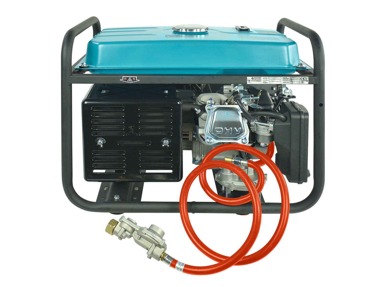 Könner & Söhnen KS 5000E G LPG/benzínová elektrocentrála 4,5kW / 230V