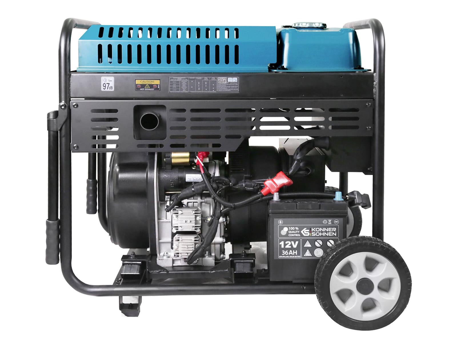 Könner & Söhnen KS 9500iDE ATSR Dieselová-Invertorová elektrocentrála 10kW / 230V