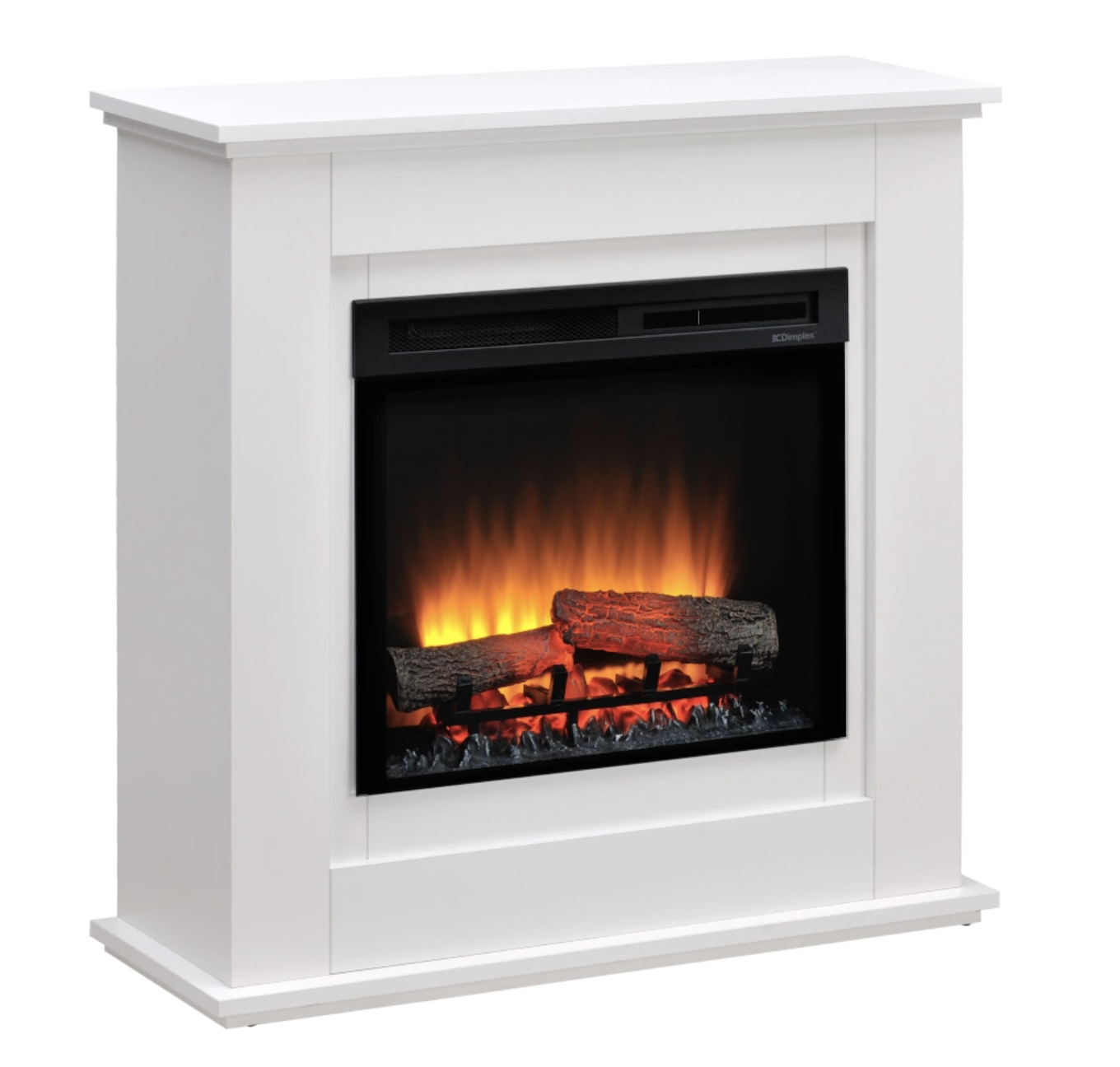 Dimplex Unity 23" – Bílý volně stojící krb s technologií Optiflame®