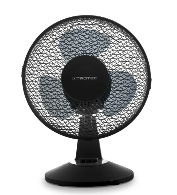 TROTEC TVE 11 - Tichý stolní ventilátor s oscilací 80° | 25 W