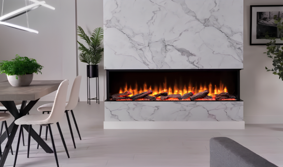 Dimplex Ignite Ultra 74" – Luxusní elektrický krb s panoramatickým plamenem