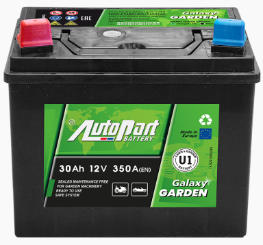 AUTOPART Autobaterie Galaxy GARDEN 30 Ah-12V, 30 Ah 350 A Levá